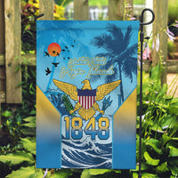 US Virgin Islands Independence Day Garden Flag 1848 Proud Palm Tropical Style