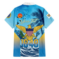 US Virgin Islands Independence Day Personalized Hawaiian Shirt 1848 Proud Palm Tropical Style