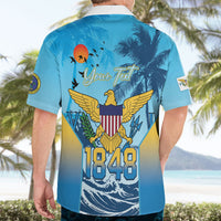 US Virgin Islands Independence Day Personalized Hawaiian Shirt 1848 Proud Palm Tropical Style
