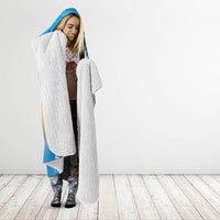 US Virgin Islands Independence Day Hooded Blanket 1848 Proud Palm Tropical Style