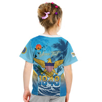 US Virgin Islands Independence Day Personalized Kid T Shirt 1848 Proud Palm Tropical Style