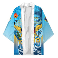 US Virgin Islands Independence Day Personalized Kimono 1848 Proud Palm Tropical Style