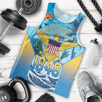 US Virgin Islands Independence Day Personalized Men Tank Top 1848 Proud Palm Tropical Style