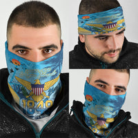 US Virgin Islands Independence Day Neck Gaiter 1848 Proud Palm Tropical Style