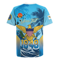US Virgin Islands Independence Day Personalized Rugby Jersey 1848 Proud Palm Tropical Style