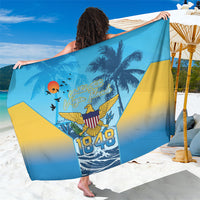 US Virgin Islands Independence Day Sarong 1848 Proud Palm Tropical Style