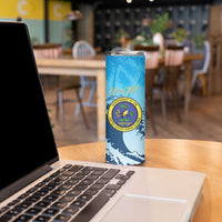 US Virgin Islands Independence Day Personalized Skinny Tumbler 1848 Proud Palm Tropical Style