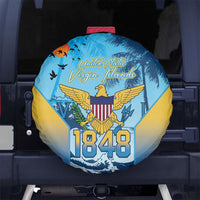 US Virgin Islands Independence Day Spare Tire Cover 1848 Proud Palm Tropical Style