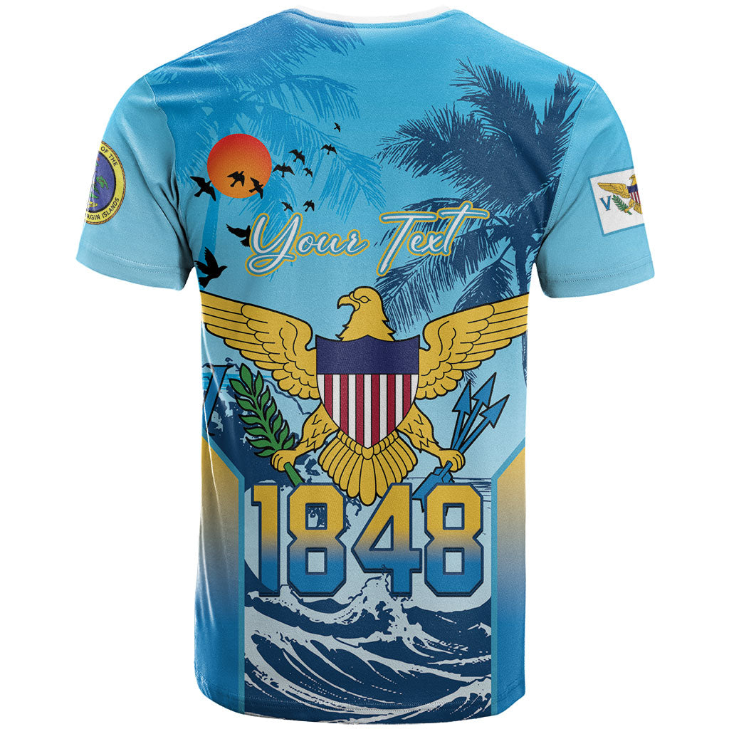 US Virgin Islands Independence Day Personalized T Shirt 1848 Proud Palm Tropical Style