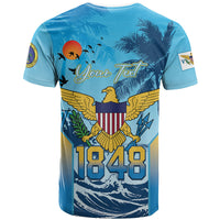 US Virgin Islands Independence Day Personalized T Shirt 1848 Proud Palm Tropical Style