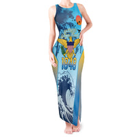 US Virgin Islands Independence Day Personalized Tank Maxi Dress 1848 Proud Palm Tropical Style