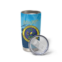 US Virgin Islands Independence Day Personalized Tumbler Cup 1848 Proud Palm Tropical Style