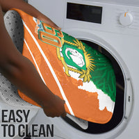Cote d'Ivoire Independence Day Bathroom Set 1960 Proud Coat Of Arms Grunge Style