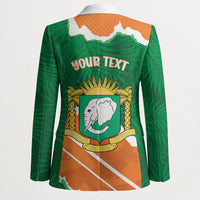 Cote d'Ivoire Independence Day Personalized Blazer 1960 Proud Coat Of Arms Grunge Style