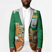 Cote d'Ivoire Independence Day Personalized Blazer 1960 Proud Coat Of Arms Grunge Style