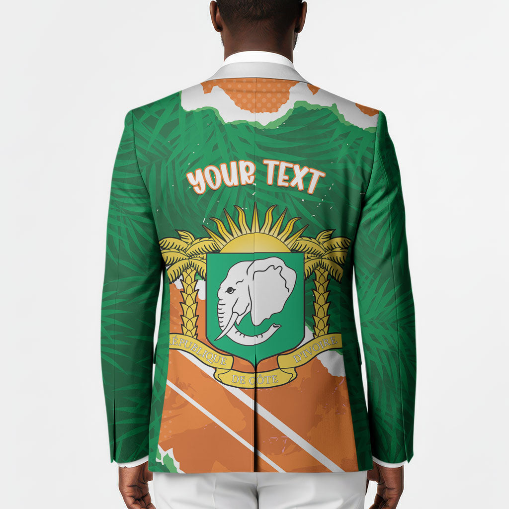 Cote d'Ivoire Independence Day Personalized Blazer 1960 Proud Coat Of Arms Grunge Style