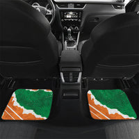 Cote d'Ivoire Independence Day Personalized Car Mats 1960 Proud Coat Of Arms Grunge Style