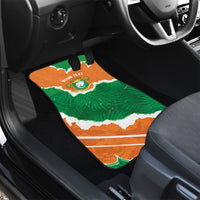 Cote d'Ivoire Independence Day Personalized Car Mats 1960 Proud Coat Of Arms Grunge Style