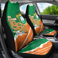 Cote d'Ivoire Independence Day Car Seat Cover 1960 Proud Coat Of Arms Grunge Style