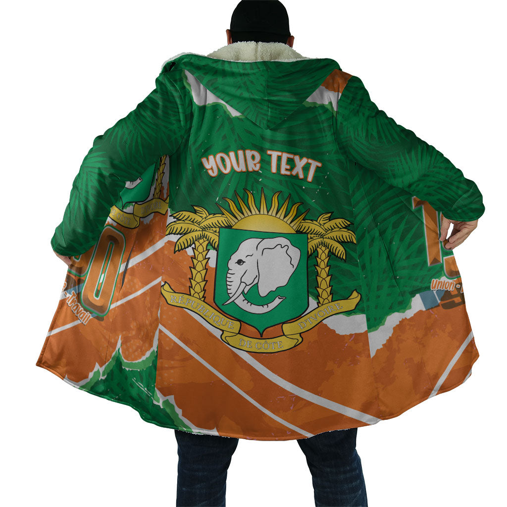 Cote d'Ivoire Independence Day Personalized Cloak 1960 Proud Coat Of Arms Grunge Style