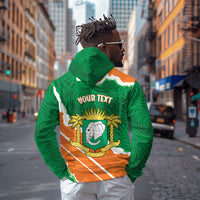 Cote d'Ivoire Independence Day Personalized Hoodie 1960 Proud Coat Of Arms Grunge Style