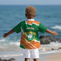 Cote d'Ivoire Independence Day Personalized Kid Hawaiian Shirt 1960 Proud Coat Of Arms Grunge Style LT14
