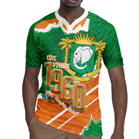 Cote d'Ivoire Independence Day Personalized Rugby Jersey 1960 Proud Coat Of Arms Grunge Style