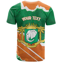 Cote d'Ivoire Independence Day Personalized T shirt 1960 Proud Coat Of Arms Grunge Style