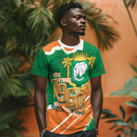 Cote d'Ivoire Independence Day Personalized T shirt 1960 Proud Coat Of Arms Grunge Style