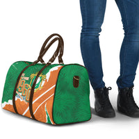 Cote d'Ivoire Independence Day Travel Bag 1960 Proud Coat Of Arms Grunge Style