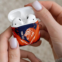 Custom Netherlands 2026 Football AirPods Case Go Oranje Majestic Lion