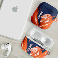 Custom Netherlands 2026 Football AirPods Case Go Oranje Majestic Lion