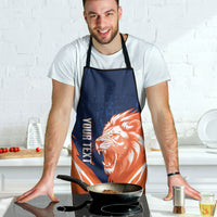 Custom Netherlands 2026 Football Apron Go Oranje Majestic Lion