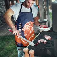 Custom Netherlands 2026 Football Apron Go Oranje Majestic Lion