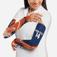Custom Netherlands 2026 Football Arm Sleeves Go Oranje Majestic Lion