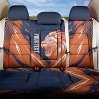 Custom Netherlands 2026 Football Back Car Seat Cover Go Oranje Majestic Lion