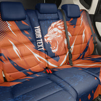 Custom Netherlands 2026 Football Back Car Seat Cover Go Oranje Majestic Lion