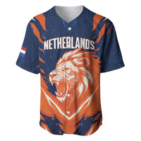 Custom Netherlands 2026 Football Baseball Jersey Go Oranje Majestic Lion