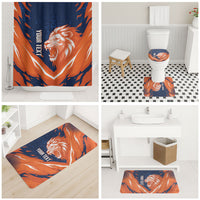 Custom Netherlands 2026 Football Bathroom Set Go Oranje Majestic Lion