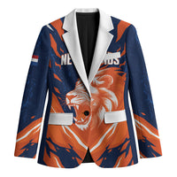 Custom Netherlands 2026 Football Blazer Go Oranje Majestic Lion