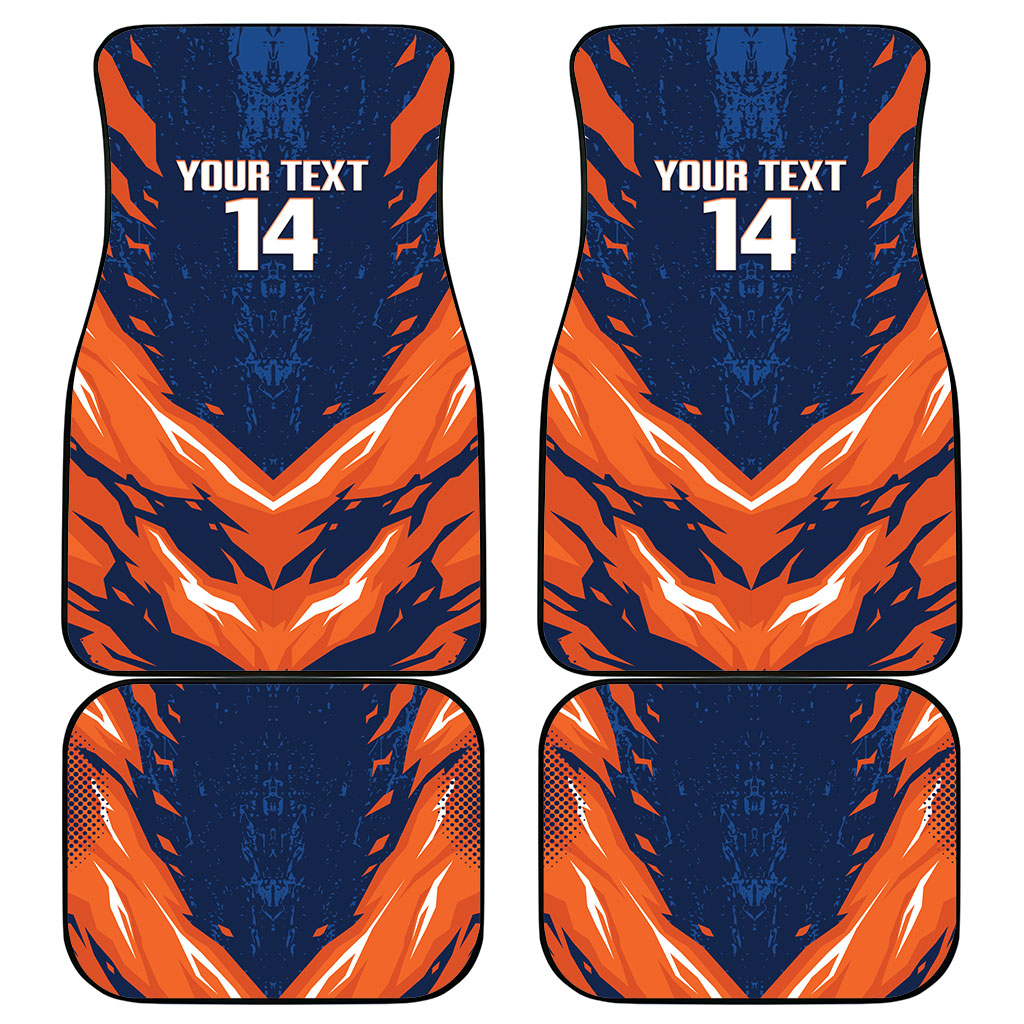 Custom Netherlands 2026 Football Car Mats Go Oranje Majestic Lion
