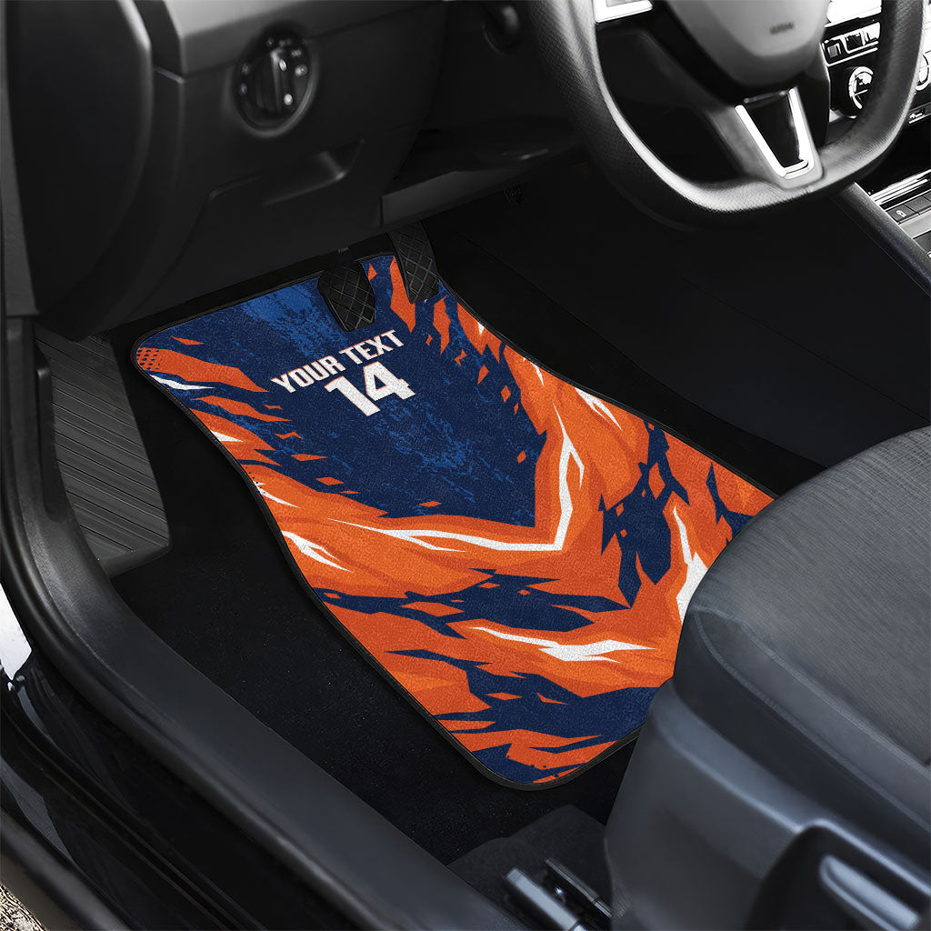 Custom Netherlands 2026 Football Car Mats Go Oranje Majestic Lion
