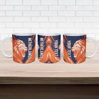 Custom Netherlands 2026 Football Ceramic Mug Go Oranje Majestic Lion