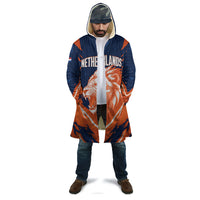 Custom Netherlands 2026 Football Cloak Go Oranje Majestic Lion