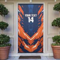 Custom Netherlands 2026 Football Door Cover Go Oranje Majestic Lion
