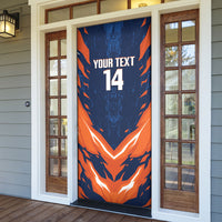 Custom Netherlands 2026 Football Door Cover Go Oranje Majestic Lion