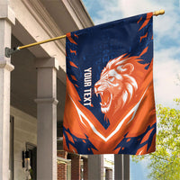 Custom Netherlands 2026 Football Garden Flag Go Oranje Majestic Lion