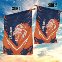 Custom Netherlands 2026 Football Garden Flag Go Oranje Majestic Lion