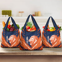 Custom Netherlands 2026 Football Grocery Bag Go Oranje Majestic Lion