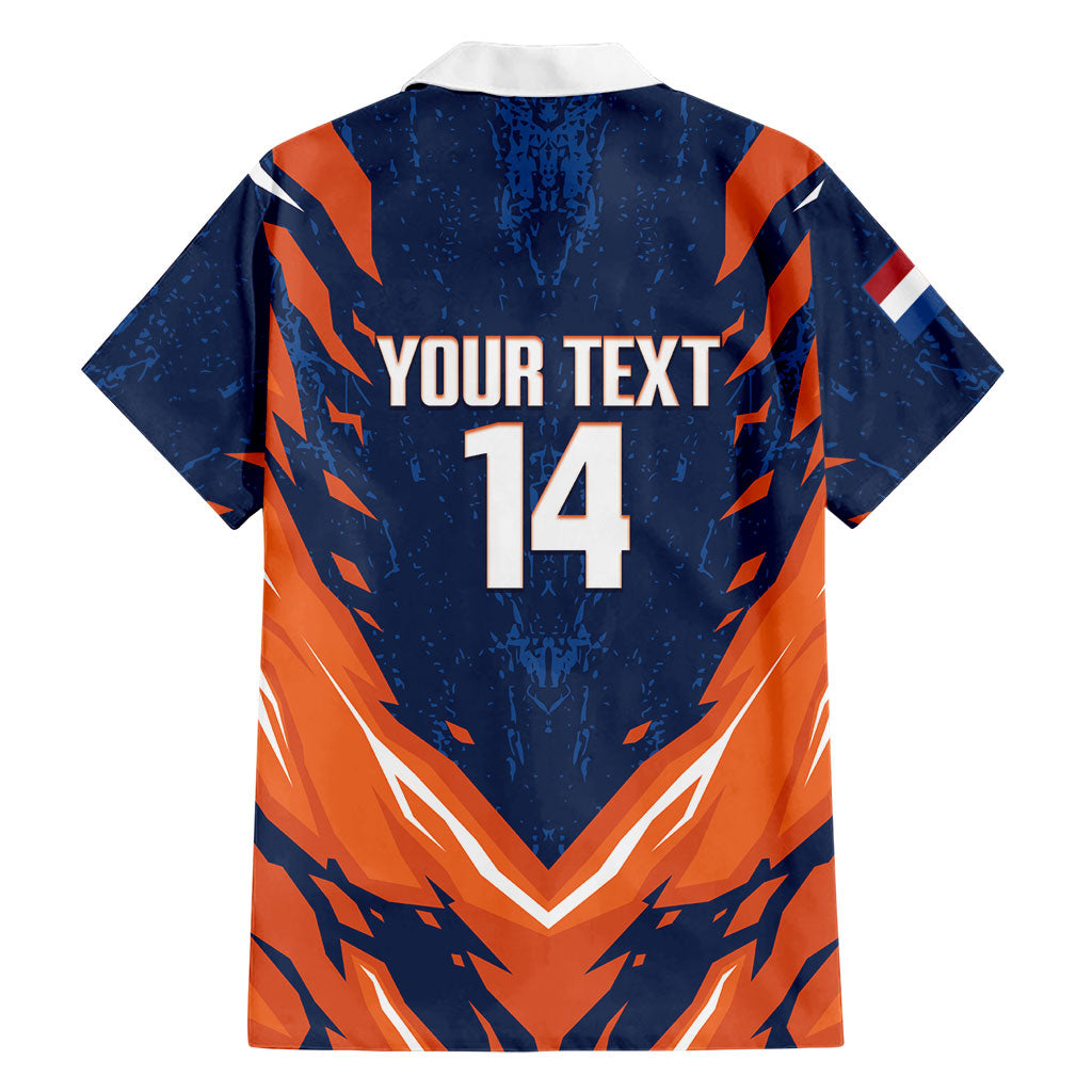 Custom Netherlands 2026 Football Hawaiian Shirt Go Oranje Majestic Lion